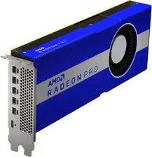 Видеокарта AMD Radeon Pro W5700, 8 ГБ 256-битной памяти GDDR6, пропускная способность памяти до 448 ГБ/с, потоковые процессоры 2304, интерфейс PCIe 4.