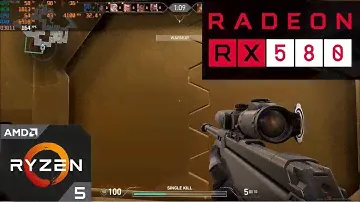 Ryzen 5 4500 RX 580 8GB 2048SP Gaming Performance