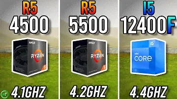 Ryzen 5 4500 vs Ryzen 5 5500 vs i5 12400F